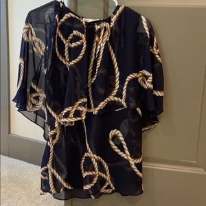 Zara Nautical Blouse Top